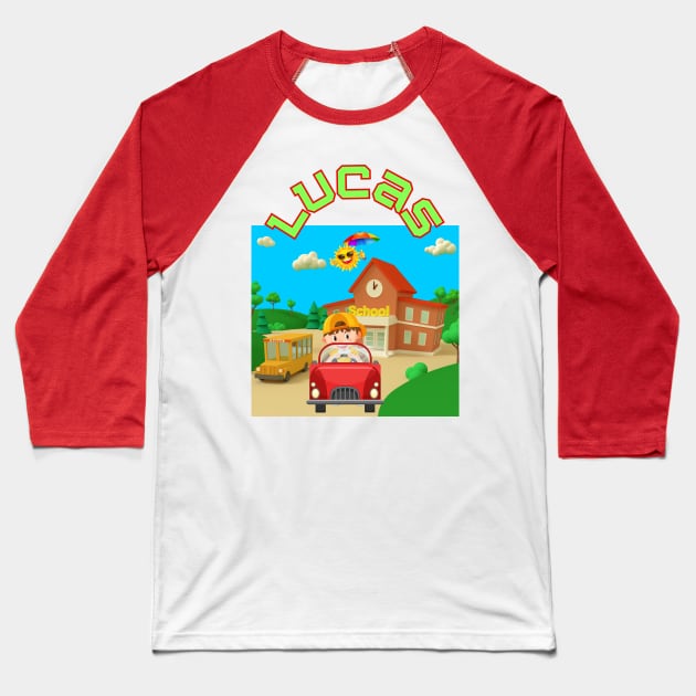 Lucas baby's names Baseball T-Shirt by TopSea